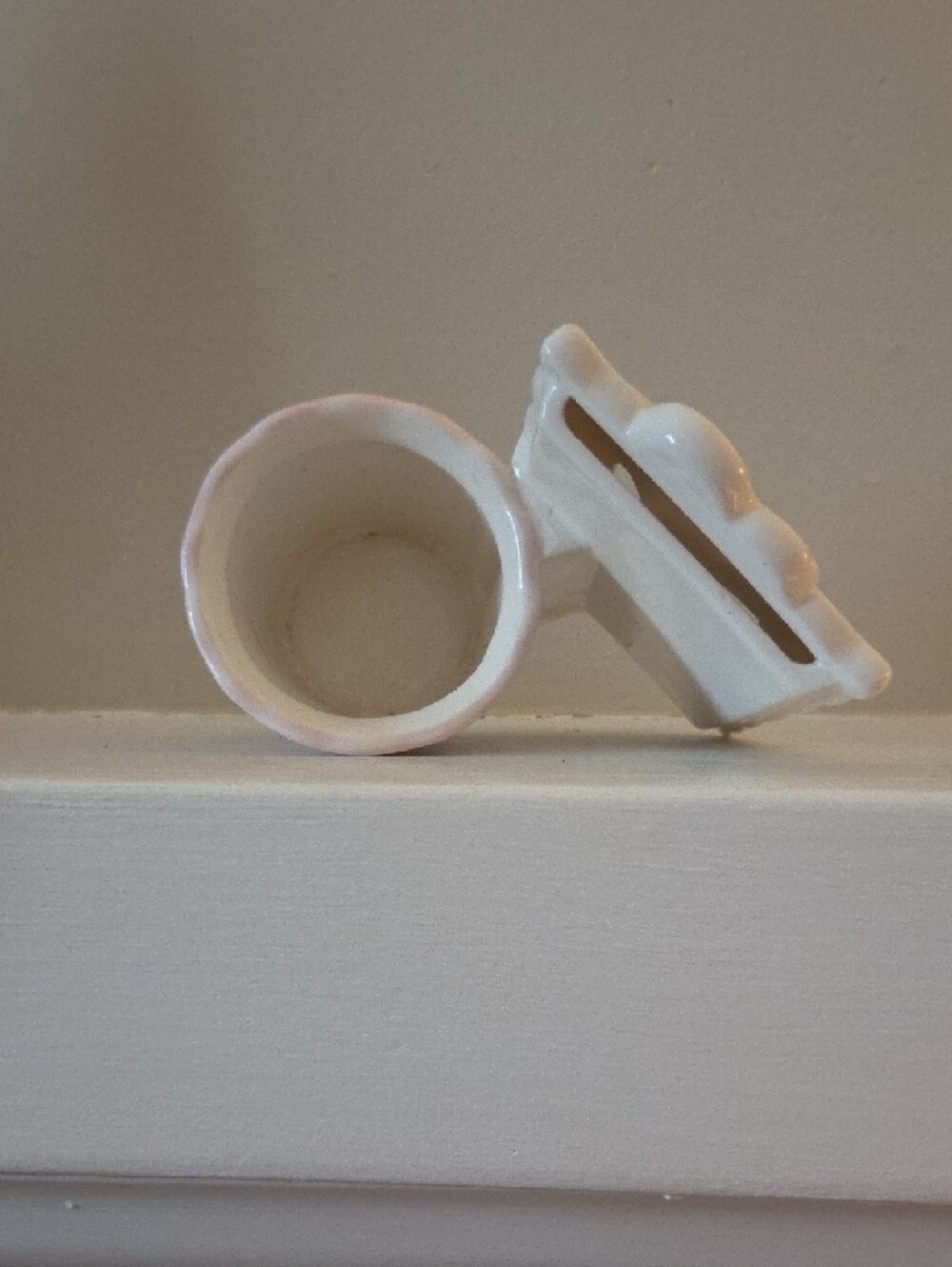 Ceramic Flower Pot Picture Frame Heart Design - Picture 6 of 9